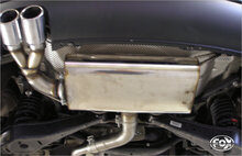 Fox Sportuitlaat Achterdemper Seat Leon 1P - 2x76 Type 17