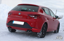 Fox Sportuitlaat Achterdemper Seat Leon 5F, uitlaat rechts/links - 2x80 type 16 rechts/links