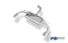 Fox Sportuitlaat Achterdemper Seat Leon 5F Cupra, uitlaat rechts/links - 140x90 type 44 rechts/links