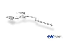 Fox Sportuitlaat Seat Leon 5F ST - Cupra 290 met OPF half uitlaatsysteem vanaf OPF-uitlaat rechts/links - 2x80 Type 25 rechts/links