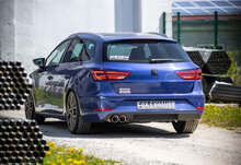 Fox Sportuitlaat Seat Leon 5F ST - Achterdemper met starre achteras - 2x90 Type 25