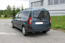 Fox Sportuitlaat Dacia Logan Estate Achterdemper Rechts/Links Uitlaat - 130x50 Type 52 Rechts/Links