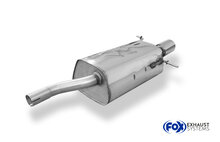 Fox Sportuitlaat Dacia Logan Sedan Benzine Achterdemper Enkelzijdig - 1x90 Type 13
