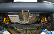 Fox Sportuitlaat VW Lupo 6X achterdemper, centrale uitlaat - 130x50 Type 52