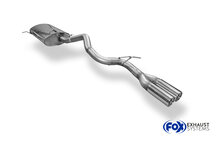 Fox Sportuitlaat Mercedes M-Klasse Type W163 - 2.7l CDI Achterdemper (Enkele Inlaat) - 2x80 Type 13