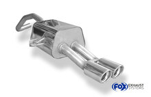 Fox Sportuitlaat Renault Megane III Hatchback/Coupe achterdemper - 2x80 type 17