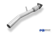 Fox Sportuitlaat Verbindingspijp voor Renault Megane III Coup&eacute; met flexibel stuk en flens