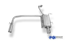 Fox Sportuitlaat Nissan Micra K11 achterdemper, rechter/linker uitlaat - 1x80 type 13 rechts/links