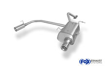 Fox Sportuitlaat Nissan Micra K11 achterdemper, rechter/linker uitlaat - 1x80 type 13 rechts/links
