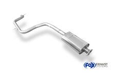 Fox Sportuitlaat Ford Mondeo 4 - 2.0 en 2.5 liter voor de uitlaatdemper