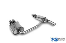 Fox Sportuitlaat Ford Mondeo 4 Sedan 2.5L Achterdemper Rechts/Links - 2x80 Type 13 Rechts/Links