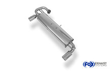 Fox Sportuitlaat Toyota MR2 Type W2 achterdemper, dwarsuitlaat rechts/links - 1x90 Type 13 rechts/links