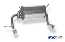 Fox Sportuitlaat Toyota MR2 Type W3 achterdemper, dwarsuitlaat rechts/links - 1x90 Type 13 rechts/links