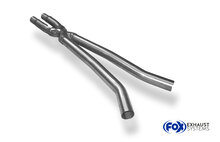 Fox Sportuitlaat Ford Mustang VI Coup&eacute; &amp; Cabriolet - Vervangingspijp voor de voordemper met X-pijp voor 6/8-cilinder