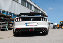 Fox Sportuitlaat Ford Mustang VI Coup&eacute; &amp; Cabriolet - Achterdemper voor 4/6/8-cilinders, rechts/links, zonder uitlaatkleppen - 2x100 Type 25, rechts/links - past op de bumperverlenging 52889573 van Velocity