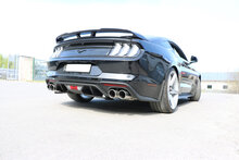 Fox Sportuitlaat Ford Mustang VI Facelift Coup&eacute; &amp; Cabriolet - 8-cilinder achterdemper rechts/links met uitlaatkleppen - 2x100 Type 16 rechts/links