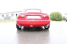 Fox Sportuitlaat Mazda MX5 Type NA Achterdemper Rechts/Links Uitlaat - 1x90 Type 13 Rechts/Links