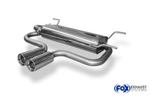 Fox Sportuitlaat Mazda MX5 Type NB achterdemper, centrale uitlaat - 2x80 Type 13 midden