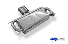Fox Sportuitlaat Mazda MX5 Type NB achterdemper, centrale uitlaat - 2x80 Type 13 midden