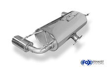 Fox Sportuitlaat Mazda MX5 Type NC achterdemper, rechter/linker uitlaat - 115x85 Type 32 rechts/links - subtiel sportief geluid met EG-typegoedkeuring