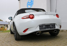 Fox Sportuitlaat Mazda MX5 - ND Achterdemper dwarsuitgang rechts/links - 1x115x85 Type 32 rechts/links