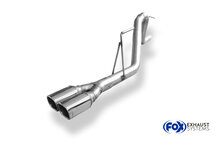 Fox Sportuitlaat Dodge Nitro uitlaatsysteem, &eacute;&eacute;n kant rechts - 2x78x75 Type 70