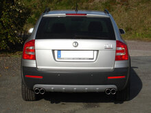 Fox Sportuitlaat Skoda Octavia Type 1Z 4x4 + Scout achterdemper rechts/links - 2x70 Type 12 rechts/links