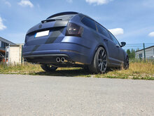 Fox Sportuitlaat Skoda Octavia 5E 4x4 - 2.0l 140kW Achterdemper rechts/links - 2x76 Type 16 rechts/links