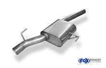Fox Sportuitlaat Opel Omega B Caravan voordemper