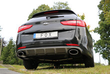 Fox Sportuitlaat Kia Optima Sportswagon JF achterdemper rechts/links - 160x90 type 38 rechts/links