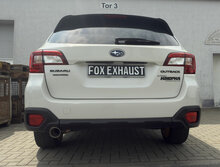 Fox Sportuitlaat Subaru Outback BS achterdemper - uitlaatpijp: 1x90 type 25