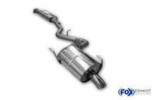 Fox Sportuitlaat Subaru Outback BT uitlaatsysteem bestaande uit voor- en achterdemper - uitlaatpijp 1x76 type 28 (diesellook)