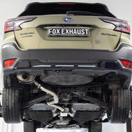 Fox Sportuitlaat Subaru Outback BT uitlaatsysteem bestaande uit voor- en achterdemper - uitlaatpijp 1x76 type 28 (diesellook)