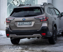 Fox Sportuitlaat Subaru Outback BT achterdemper rechts/links en voordemper - uitlaatpijpen 140x90 type 44 rechts/links
