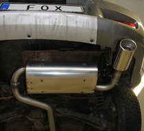 Fox Sportuitlaat Mitsubishi Outlander 4WD achterdemper - 115x85 Type 33