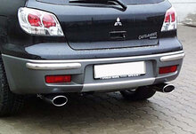 Fox Sportuitlaat Mitsubishi Outlander 4WD Achterdemper Rechts/Links Uitlaat - 115x85 Type 33 Rechts/Links