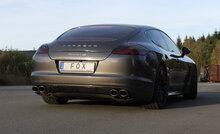 Fox Sportuitlaat Porsche Panamera 4.8L achterdemper rechts/links - 2x115x85 Type 44 rechts/links