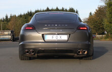 Fox Sportuitlaat Porsche Panamera 4.8L achterdemper rechts/links - 2x115x85 Type 44 rechts/links