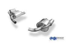 Fox Sportuitlaat Porsche Panamera 3.6L achterdemper rechts/links - 2x115x85 Type 44 rechts/links