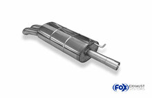Fox Sportuitlaat VW Passat 3B/3BG achterdemper - 2x63 Type 28