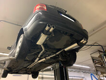 Fox Sportuitlaat VW Passat 3B/3BG 4-Motion W8 Look Achterdemper rechts/links - 2x76 Type 16 rechts/links offset