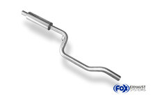 Fox Sportuitlaat VW Passat 3C/ 3C CC voordemper &Oslash;63,5 mm
