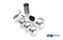 Fox Sportuitlaat VW Passat 3C/ 3C CC Achterdemper, rechter/linker uitgang - 2x90 Type 13 rechts/links