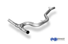 Fox Sportuitlaat Vervangingspijp middendemper voor VW Passat 3C 4-Motion - 3.2l + 3.6l inclusief Y-adapter