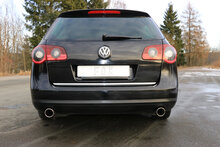 Fox Sportuitlaat VW Passat 3C 4-Motion achterdemper rechts/links en middendemper vervangingspijp - 1x100 Type 16 rechts/links