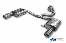 Fox Sportuitlaat VW Passat 3C 4-Motion achterdemper rechts/links en middendemper - 1x100 type 17 rechts/links