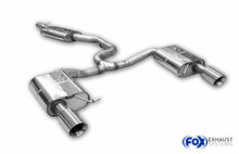 Fox Sportuitlaat VW Passat 3C 4-Motion achterdemper rechts/links en middendemper - 1x100 type 25 rechts/links