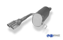 Fox Sportuitlaat Kia Picanto - BA Achterdemper, centrale uitlaat - 2x70 Type 16