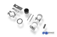 Fox Sportuitlaat Kia Picanto - BA Achterdemper, centrale uitlaat - 2x70 Type 16