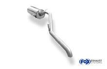 Fox Sportuitlaat Nissan Pick-up Type D22 - 4-deurs achterdemper - 1x55 Type 26
